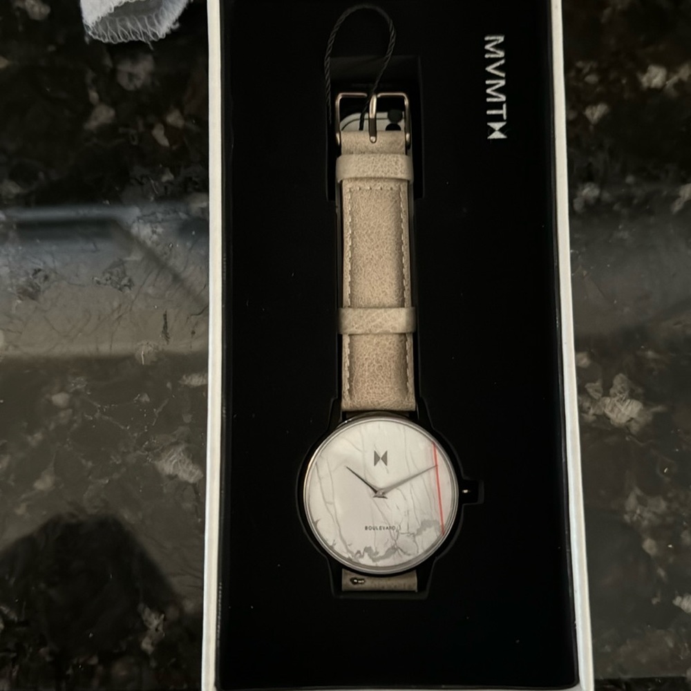 MVMT Crescent marble watch - still in box, never worn
